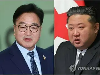 韓国国会議長が金正恩氏と握手　反応薄くも「会ったこと自体に意味」