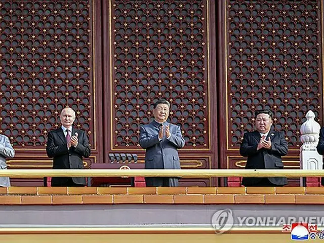 北朝鮮メディア　金正恩氏の中国軍事パレード出席を大々的に報道