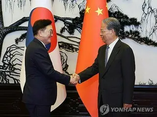 韓国国会議長　中国序列３位と会談＝関係発展に意欲