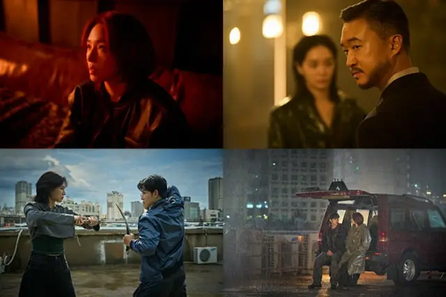 Netflix映画「カマキリ」のイム・シワン＆パク・ギュヨン＆チョ・ウジン、ライジングキラーたちのスタイリッシュアクション対決02