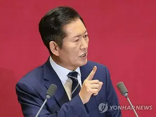 韓国与党代表が国会で演説　最大野党に「内乱」の謝罪要求＝協力に一度も触れず