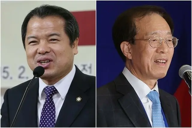 魏哲煥氏（左）と李石淵氏（資料写真）＝（聯合ニュース）