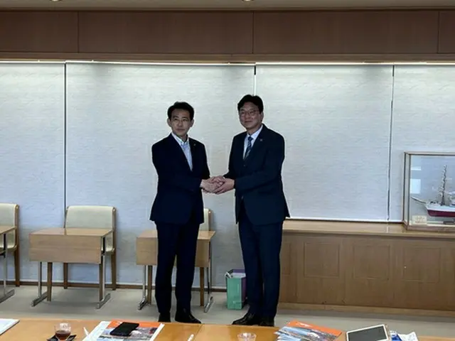 韓国・束草市の視察団　函館市長を表敬訪問＝観光・港湾交流拡大へ