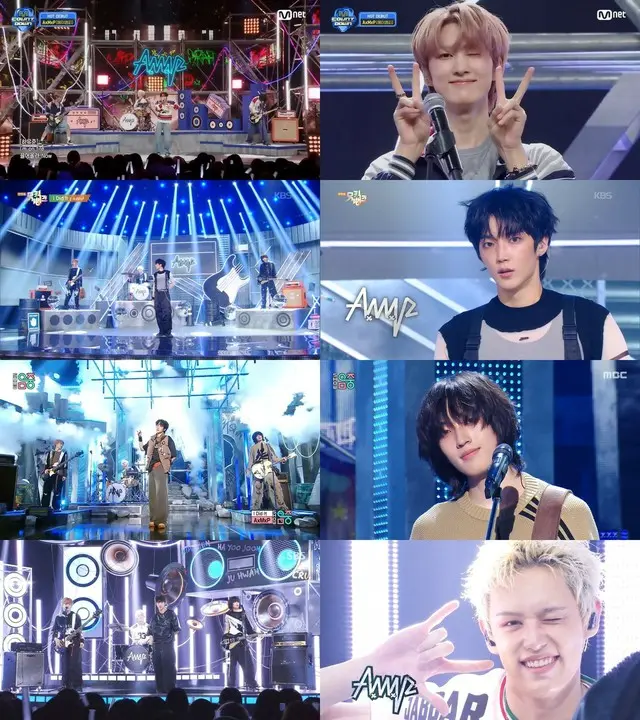 “FNC新人”「AxMxP」、デビュー初週活動を大盛況終了…完成型バンドの存在感アピール