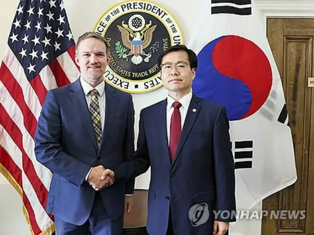 韓国通商トップと米ＵＳＴＲ代表が会談　対米投資巡る隔たり埋まるか