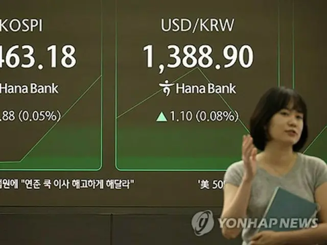 韓国総合株価指数　取引序盤に史上最高値更新