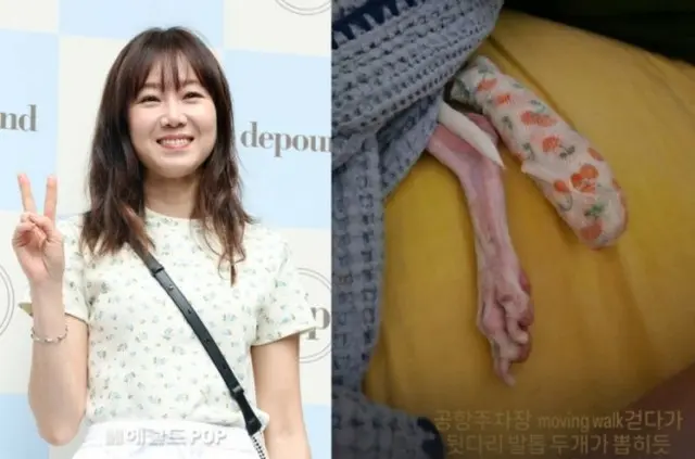 女優コン・ヒョジン、不注意で愛犬が事故