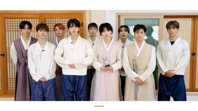 「THE BOYZ」が秋夕（チュソク、中秋節）のあいさつをした。