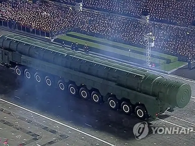 北朝鮮が軍事パレード実施　「関連動向注視」＝韓国大統領室