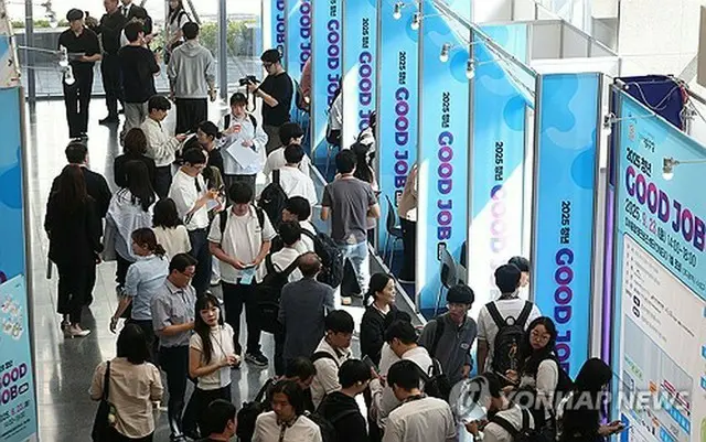 9月２３日に大邱で開かれた雇用博覧会＝（聯合ニュース）