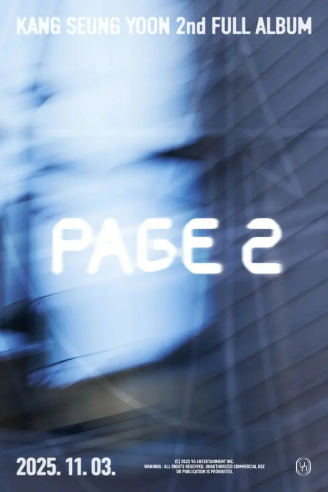 「WINNER」カン・スンユン、11月3日2ndソロアルバム「PAGE 2」発売確定…率直な内面を盛り込む