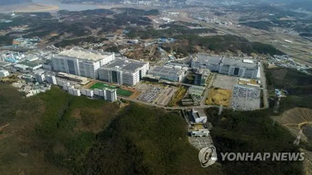 ＬＧディスプレー坡州工場（同社提供）＝（聯合ニュース）≪転載・転用禁止≫