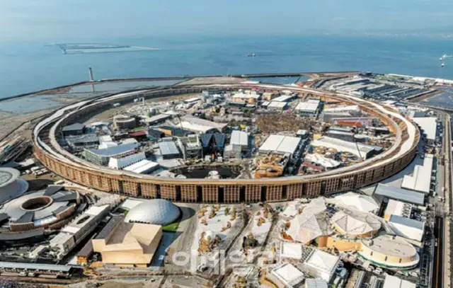 2025 大阪・関西万博を象徴する木造建築物の大屋根リング（写真＝イーデイリーDB）