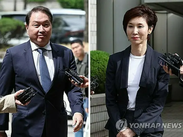 崔泰源氏（左）と盧素英氏（資料写真）＝（聯合ニュース）