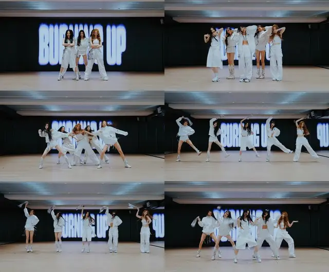 「MEOVV」、品のあるパフォーマンス…新シングル「BURNING UP」ダンス映像を公開