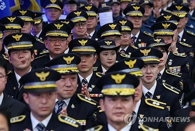 韓国の警察官（資料写真）＝（聯合ニュース）
