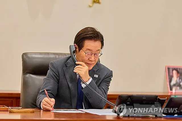李在明大統領（大統領室提供）＝（聯合ニュース）≪転載・転用禁止≫