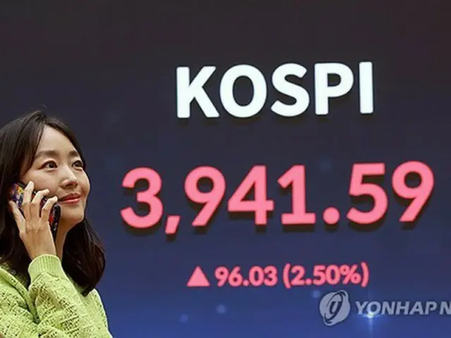 韓国総合株価指数　再び過去最高値を更新
