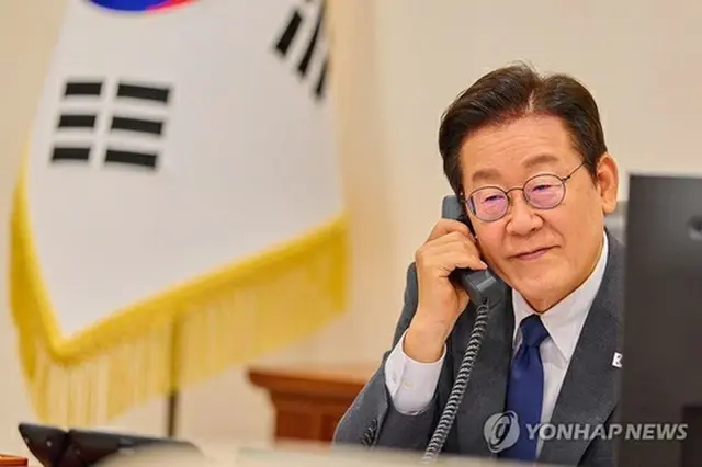 李大統領（大統領室提供）＝（聯合ニュース）≪転載・転用禁止≫