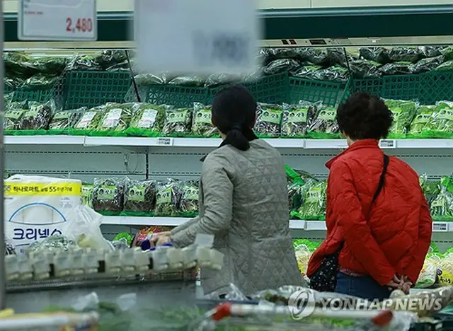 ソウル市内のスーパー（資料写真）＝（聯合ニュース）