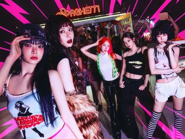 「LE SSERAFIM」、シングル1stアルバム「SPAGHETTI」がオリコンデイリーシングルランキングで1位