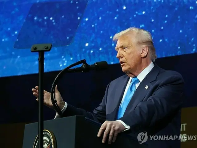 トランプ氏「韓国と技術協力・連帯関係」　造船業での協力強調