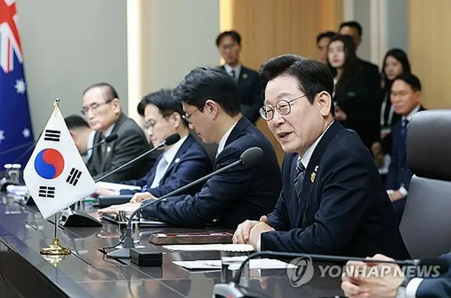 李大統領（大統領室通信写真記者団）＝（聯合ニュース）