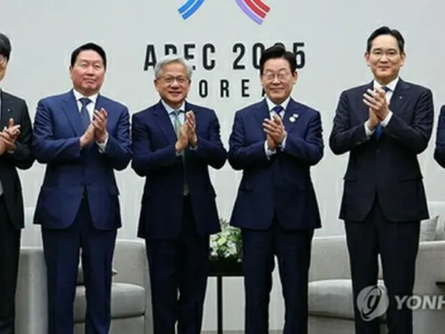 李大統領がエヌビディアＣＥＯと面会　「韓国をアジア太平洋地域のＡＩ首都に」