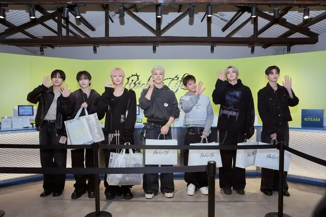 「＆TEAM」、韓国初のポップアップオープン