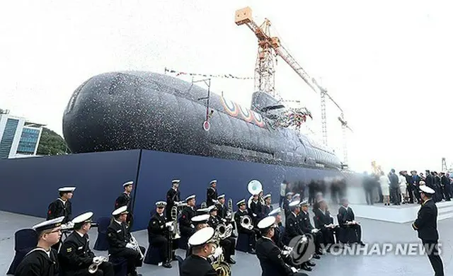 韓国海軍のディーゼル潜水艦「張保皐」（資料写真）＝（聯合ニュース）