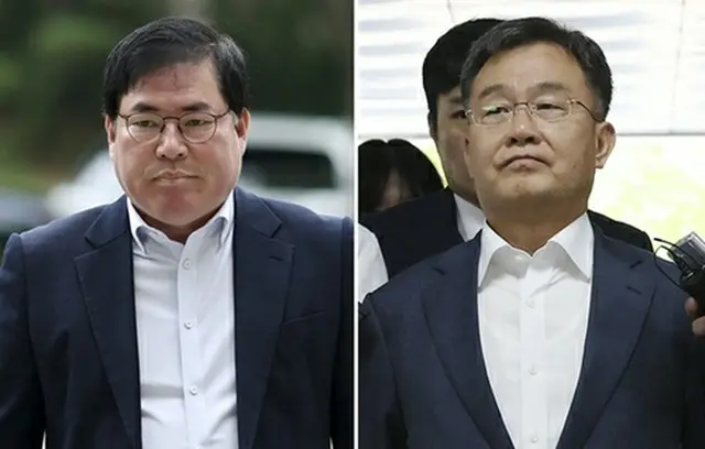 ユ・ドンギュ被告（左）とキム・マンベ被告（資料写真）＝（聯合ニュース）