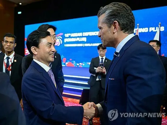 韓米国防相　きょう板門店の共同警備区域訪問＝対北朝鮮メッセージに注目