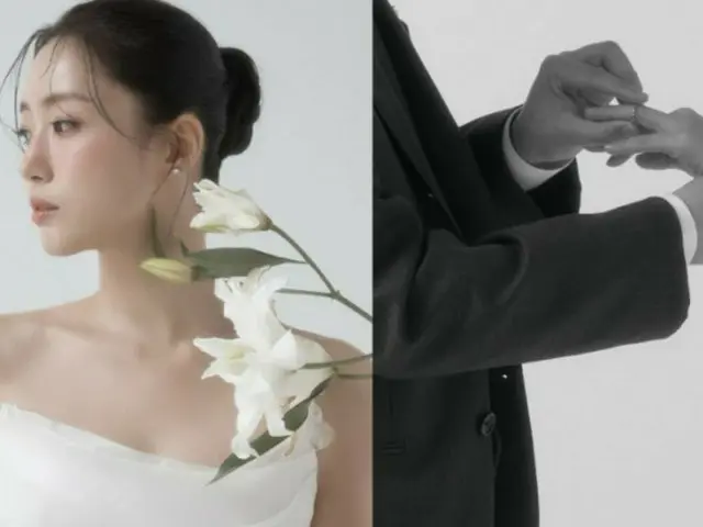 “結婚を控えた”ウンジョン（T-ARA）、ウエディンググラビア公開…ドレス姿+薬指の指輪に熱視線