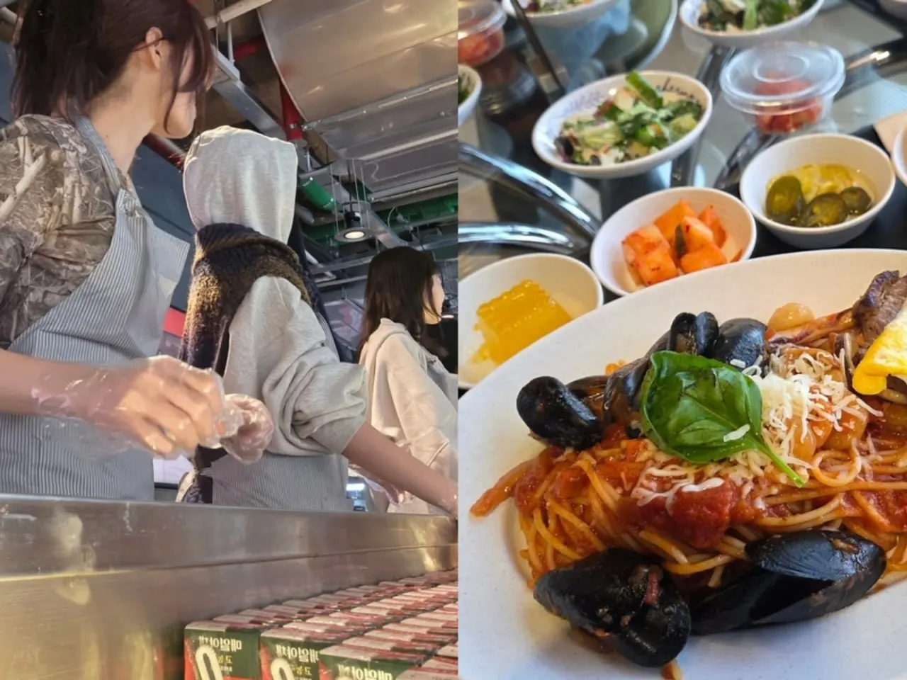 LE SSERAFIM」、「SPAGHETTI」が大ヒットした記念にHYBE社内食堂で直接