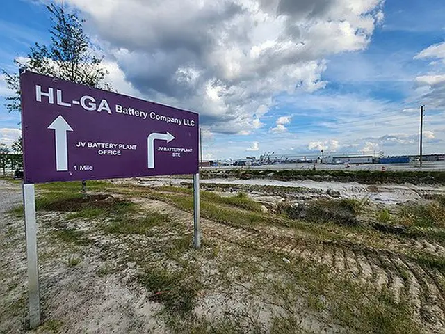 米ジョージア州で建設中の現代自動車グループとＬＧエナジーソリューションの合弁会社の工場（資料写真）＝（聯合ニュース）