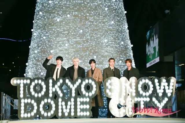 【イベントレポ】「TOMORROW X TOGETHER」、東京ドームシティのイルミネーション点灯式に登場！ 冬の思い出＆東京ドーム公演への意気込みを語る3