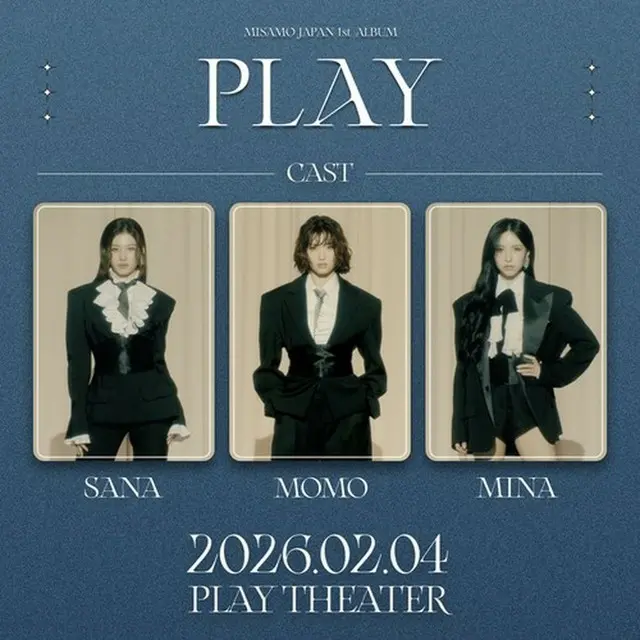 ＭＩＳＡＭＯが来年２月に日本ファーストアルバム「ＰＬＡＹ」をリリースする（ＪＹＰエンターテインメント提供）＝（聯合ニュース）≪転載・転用禁止≫