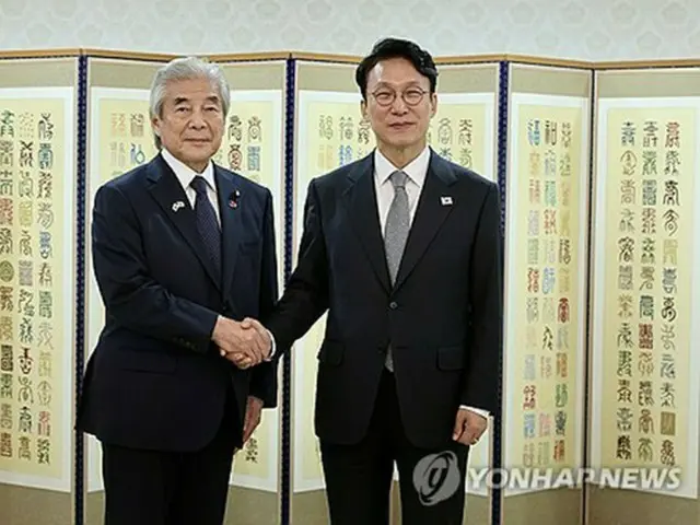 韓国首相　日韓協力委の代表団と面会＝「民間レベルの交流も重要」
