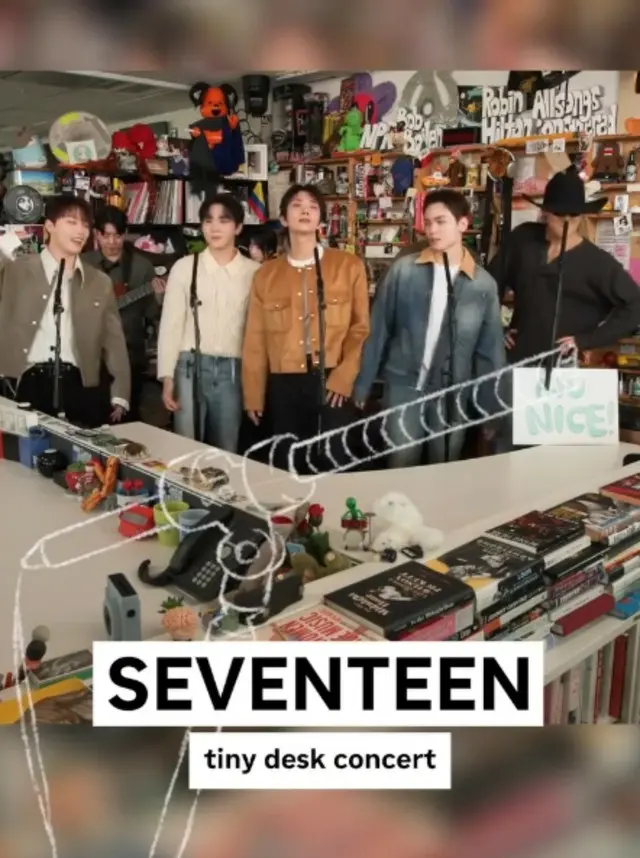 「SEVENTEEN」、米「Tiny Desk Concert」に進出…K-POPグループとして初のNPR本社公演