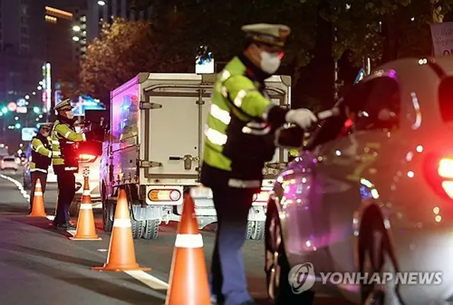 飲酒運転の取り締まり（資料写真）＝（聯合ニュース）