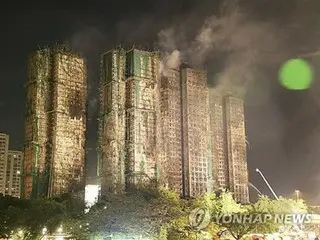 韓国外相　香港の高層住宅火災で「深い哀悼の意」