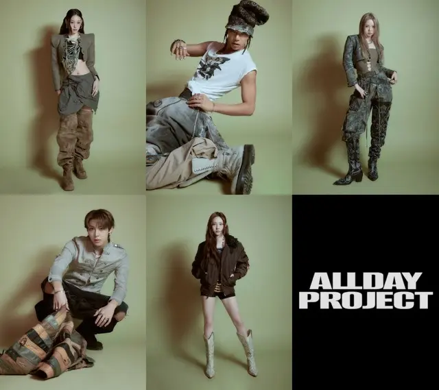 「ALLDAY PROJECT」、5人5色のオーラ発散…新曲「LOOK AT ME」のフォトティーザー公開