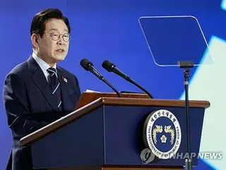 李大統領　北朝鮮に連絡チャンネルの再開提案＝「吸収統一」改めて否定