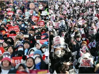 「非常戒厳」１年　国会前で賛否両派が集会へ　李大統領も非難集会に出席