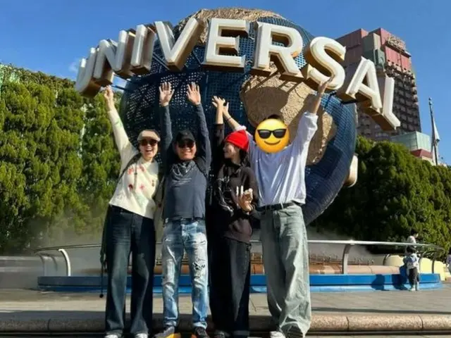 "健康回復"パク・ミソン、家族旅行の写真公開「久しぶり」