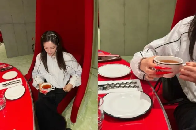 ヒョミン（T-ARA）、非現実的な爪が話題