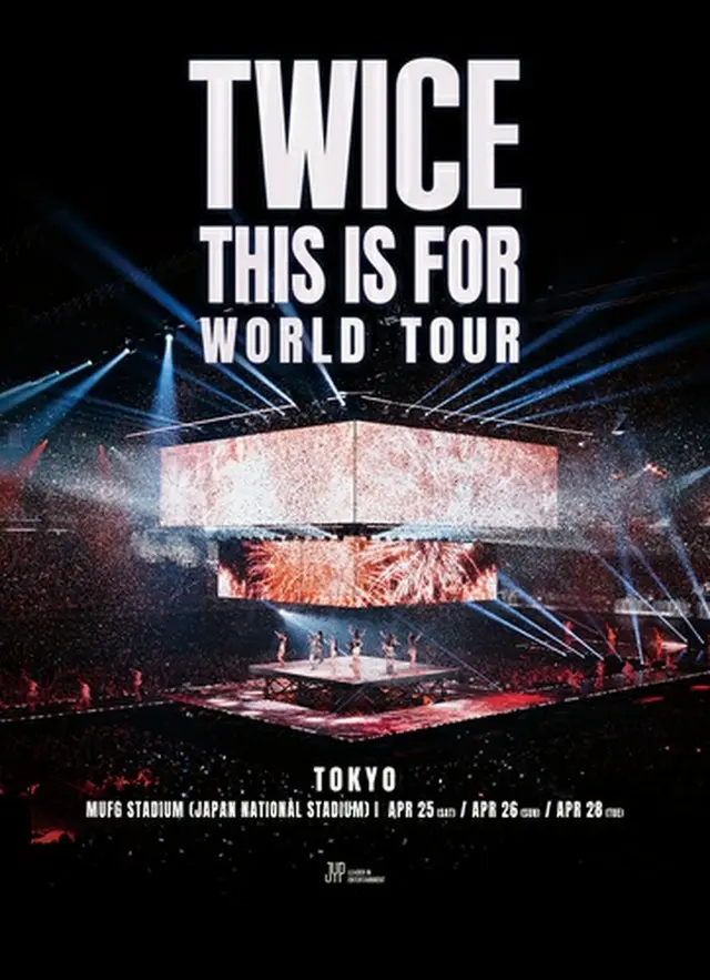 ＴＷＩＣＥが来年４月に日本の国立競技場でワールドツアーの追加公演を行う（ＪＹＰエンターテインメント提供）＝（聯合ニュース）≪転載・転用禁止≫