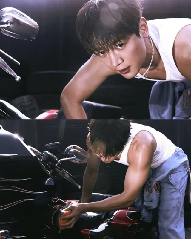 「SHINee」ミンホ、新曲「TEMPO」のティーザー公開…ビンテージバイカーに変身2