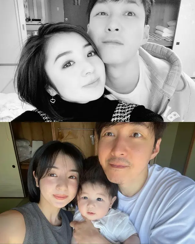 シム・ヒョンタク＆サヤさん夫妻の息子、両親どちらにも似た愛らしい姿を披露