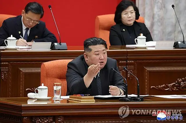 北朝鮮・朝鮮労働党の重要会議、中央委員会拡大総会が９～１１日に開催された＝（朝鮮中央通信＝聯合ニュース）≪転載・転用禁止≫